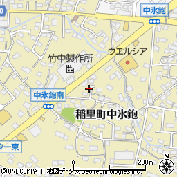 長野県長野市稲里町中氷鉋627-4周辺の地図