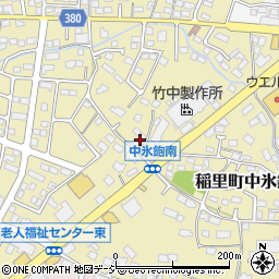 長野県長野市稲里町中氷鉋701-1周辺の地図