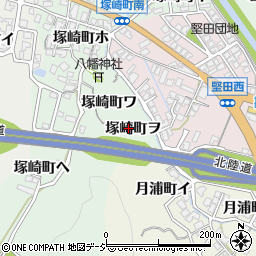 石川県金沢市塚崎町ヲ周辺の地図