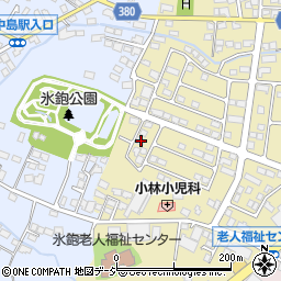 長野県長野市稲里町中氷鉋2172周辺の地図