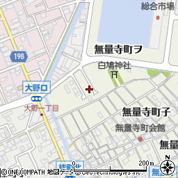 石川県金沢市無量寺町ナ72-11周辺の地図