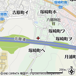 石川県金沢市塚崎町ヘ周辺の地図
