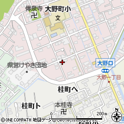 石川県金沢市大野町４丁目ヲ51-2周辺の地図