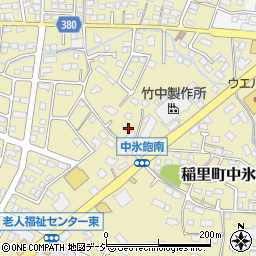 長野県長野市稲里町中氷鉋701-6周辺の地図