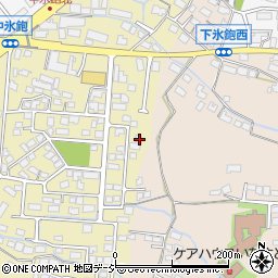 長野県長野市稲里町中氷鉋977-7周辺の地図