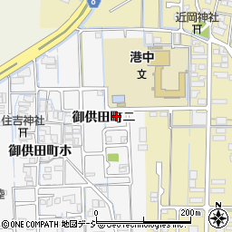 石川県金沢市御供田町ニ31周辺の地図