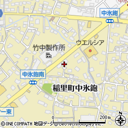 長野県長野市稲里町中氷鉋627-2周辺の地図