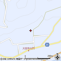 長野県長野市七二会甲582周辺の地図