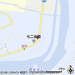 長野県長野市七二会甲1510周辺の地図