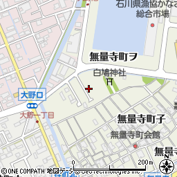 石川県金沢市無量寺町ナ72-5周辺の地図