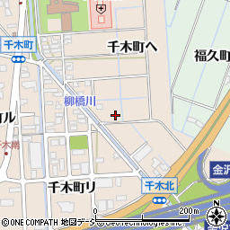 石川県金沢市千木町ヘ40周辺の地図