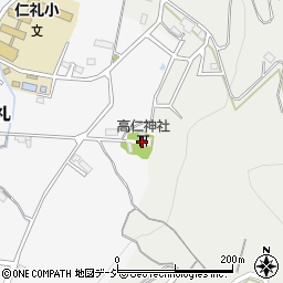 高仁神社周辺の地図