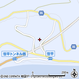 長野県長野市七二会甲899周辺の地図