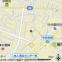 長野県長野市稲里町中氷鉋2050-3周辺の地図