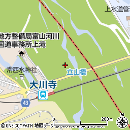 立山橋周辺の地図