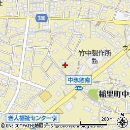 長野県長野市稲里町中氷鉋698周辺の地図