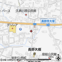 宅配クック１２３長野南店周辺の地図