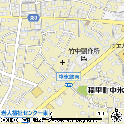 長野県長野市稲里町中氷鉋698-2周辺の地図