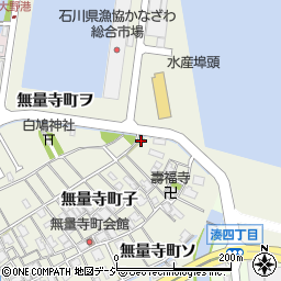 石川県金沢市無量寺町ナ109-4周辺の地図