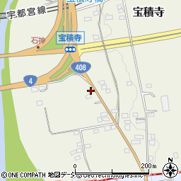 栃木県塩谷郡高根沢町宝積寺1681周辺の地図