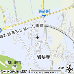 富山県立山町（中新川郡）岩峅寺周辺の地図