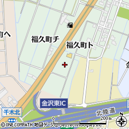 石川県金沢市福久町ト10周辺の地図