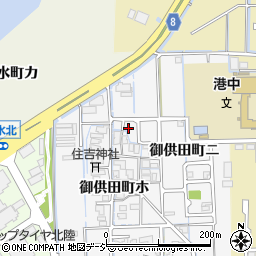 石川県金沢市御供田町ホ84周辺の地図