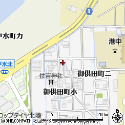 石川県金沢市御供田町ホ16周辺の地図