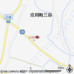 富山県砺波市庄川町三谷2453周辺の地図