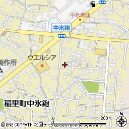 長野県長野市稲里町中氷鉋1152-5周辺の地図