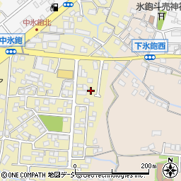 長野県長野市稲里町中氷鉋1079-14周辺の地図
