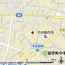 長野県長野市稲里町中氷鉋690-3周辺の地図
