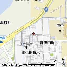 石川県金沢市御供田町ホ119周辺の地図