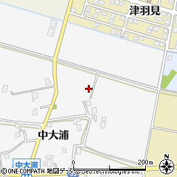 富山県富山市中大浦周辺の地図