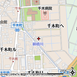 石川県金沢市千木町ヘ17周辺の地図