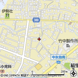 長野県長野市稲里町中氷鉋2025-2周辺の地図
