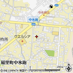 長野県長野市稲里町中氷鉋1158周辺の地図