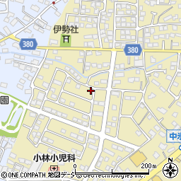 長野県長野市稲里町中氷鉋2104周辺の地図