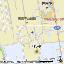 富山県富山市八尾町高善寺周辺の地図