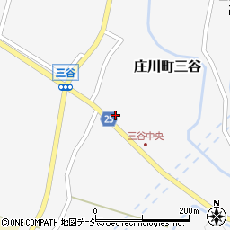 富山県砺波市庄川町三谷2491周辺の地図