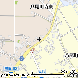 富山県富山市八尾町黒田5575周辺の地図