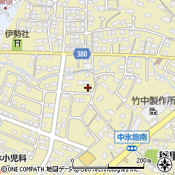 長野県長野市稲里町中氷鉋2015周辺の地図