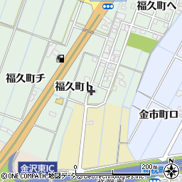 石川県金沢市福久町ト周辺の地図