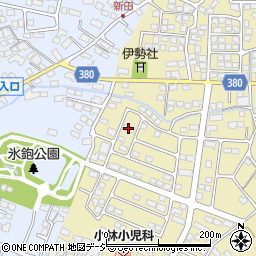 長野県長野市稲里町中氷鉋2097周辺の地図