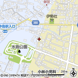 長野県長野市稲里町中氷鉋2093周辺の地図