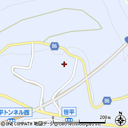 長野県長野市七二会甲926周辺の地図