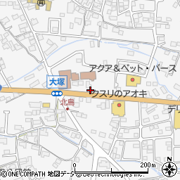 長野県長野市青木島町大塚889周辺の地図