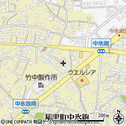長野県長野市稲里町中氷鉋953-10周辺の地図