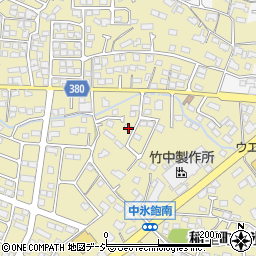 長野県長野市稲里町中氷鉋662-6周辺の地図