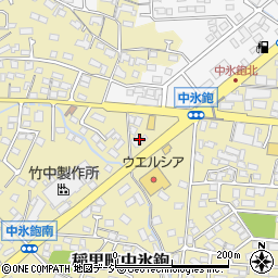 長野県長野市稲里町中氷鉋962周辺の地図